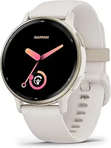 Garmin vívoactive® 5, Health & Fitness GPS Smartwatch, 42mm, Ivory 24/7 Health Monitoring, Built-In Sports Apps, Sleep Coach, Body Battery™ Energy Monitoring, Workout Benefit & Recovery Tim